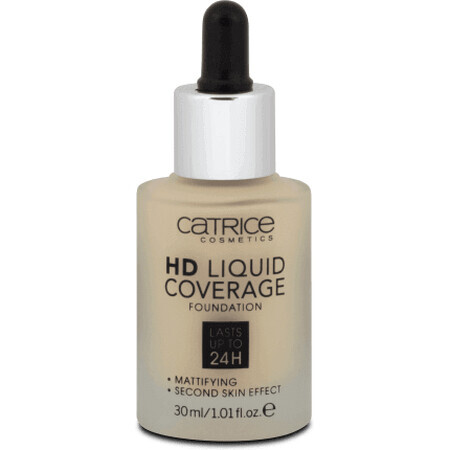 Fondotinta Catrice HD Liquid Coverage 010 Beige Chiaro, 30 ml