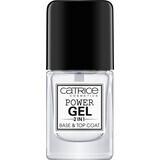 Base e top coat Catrice Power Gel 2in1, 10,5 ml