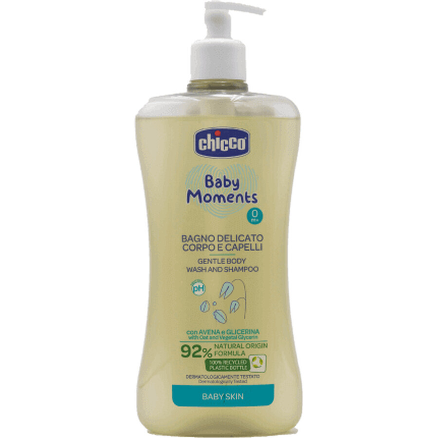 Chicco gel doccia e shampoo 2in1, 750 ml