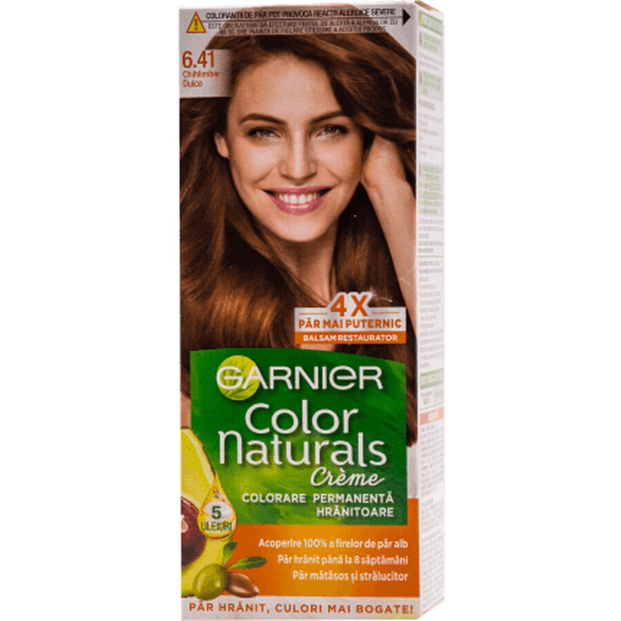 Color Naturals Permanent Hair Colour 6.41 Sweet Amber, 1 pc