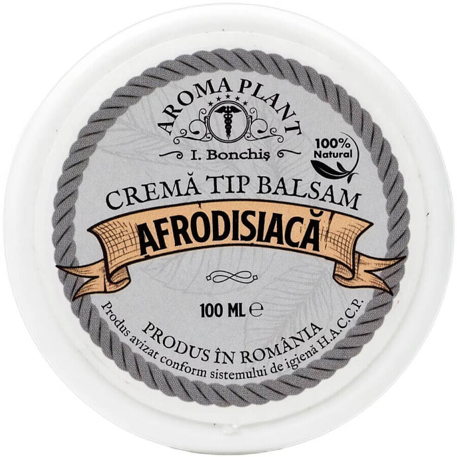 Crema tipo balsamo afrodisiaco, 100 ml, Aroma Plant Bonchiș