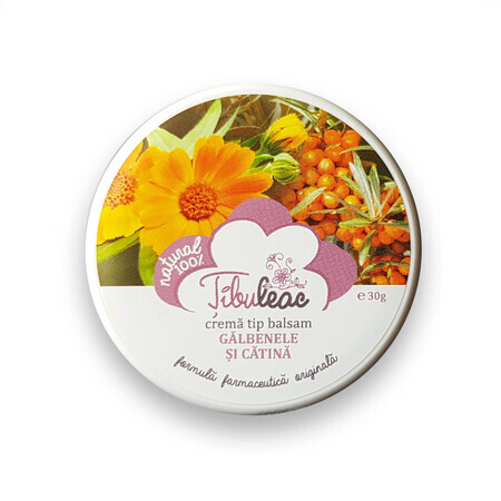 Balm cream with marigold and cathine, 30 g, Tibuleac Plant