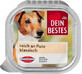 Cibo per cani Dein Bestes con molta carne di tacchino, 150 g