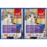 Dein Bestes cat snack with salmon and flounder, 50 g