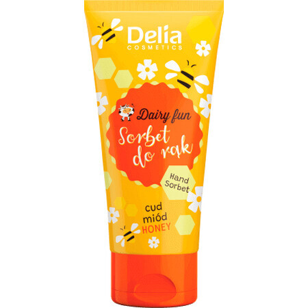 Crema de manos Delia Cosmetics con sorbete y miel, 50 ml