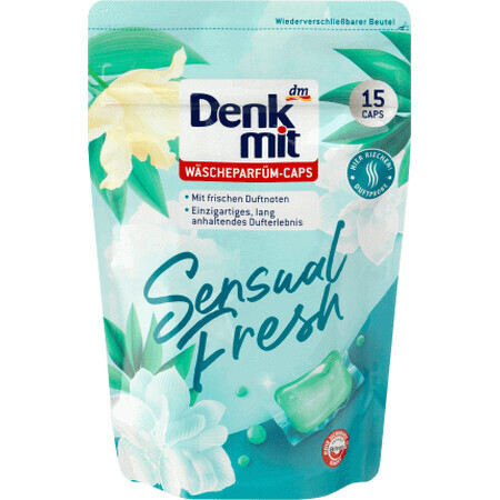 Denkmit profumo per bucato sensual fresh capsule, 15 pz