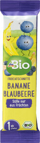 DmBio Barretta con banane e mirtilli, 25 g