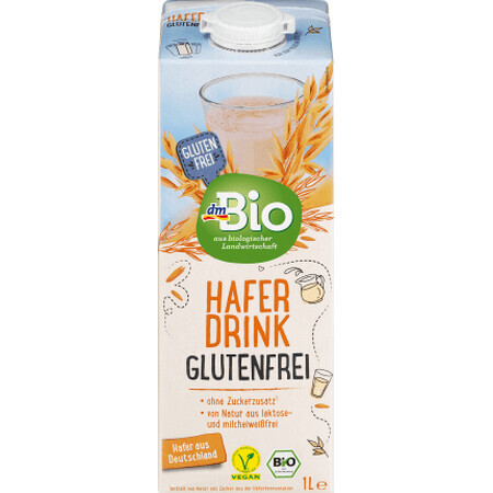 DmBio bevanda di avena senza glutine ECO, 1 litro