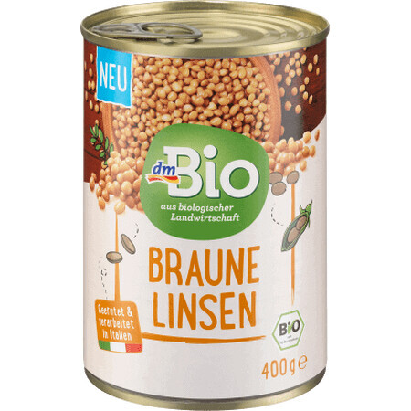 DmBio Bruine linzen ECO, 400 g