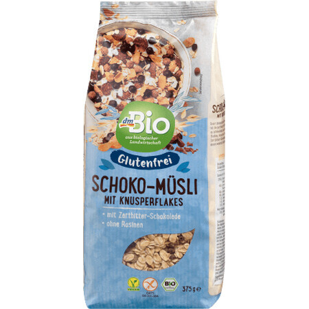 DmBio Muesli au chocolat sans gluten ECO, 375 g