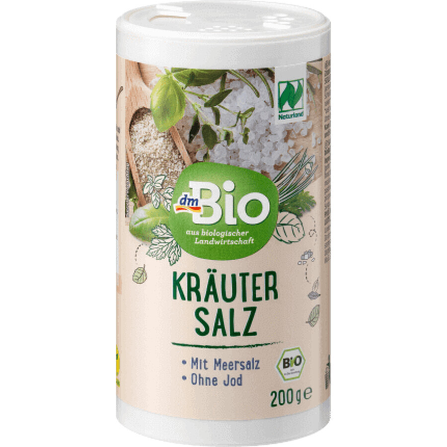 DmBio Sel de mer aux herbes, 200 g