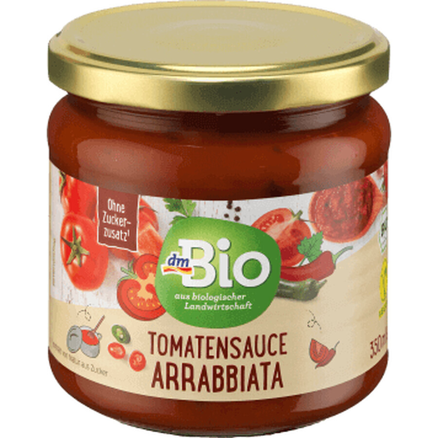 DmBio salsa di pomodoro con peperoncino ECO, 350 ml