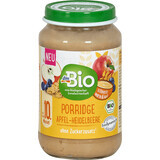DmBio Porridge di mele con mirtilli e cereali ECO, 190 g