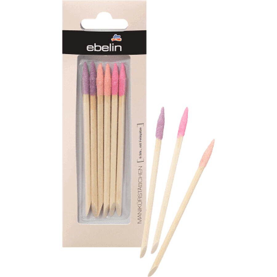 Ebelin Manicuresticks, 6 stuks