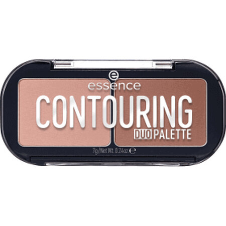 Essence Cosmetics Contouring Duo Palette paletă conturare 10 Lighter Skin, 7 g