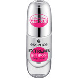 Top coat gel lucido Essence Cosmetics Extreme, 8 ml