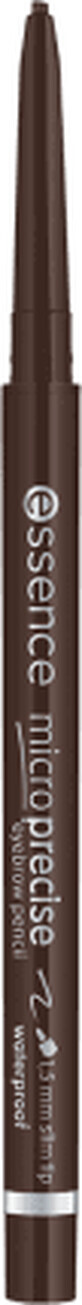 Essence Cosmetics Matita per sopracciglia Micro Precise 03 Marrone scuro, 0,05 g