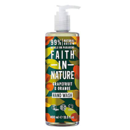 Faith in Nature Sapone liquido naturale al pompelmo, 1 pz