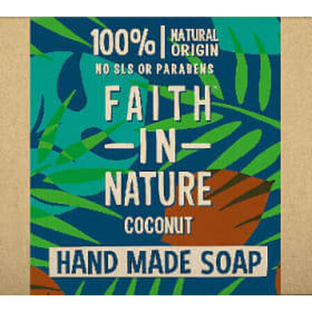 Faith in Nature Solid soap with coconut, 100 g