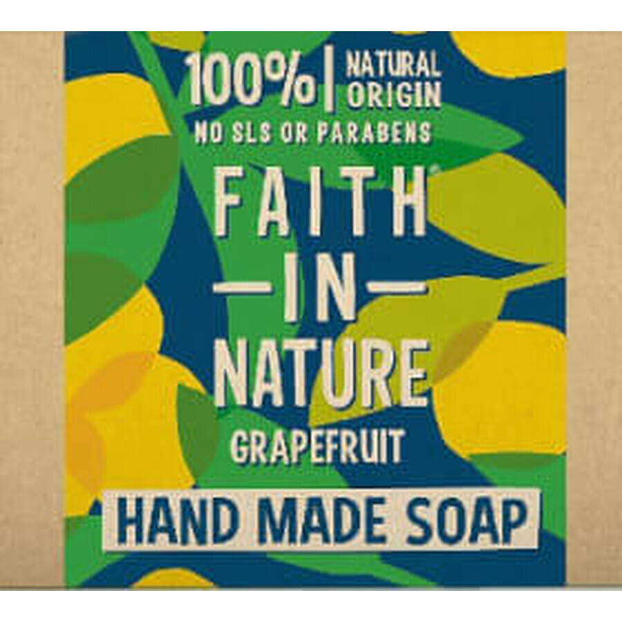 Faith in Nature Sapone solido al pompelmo, 100 g