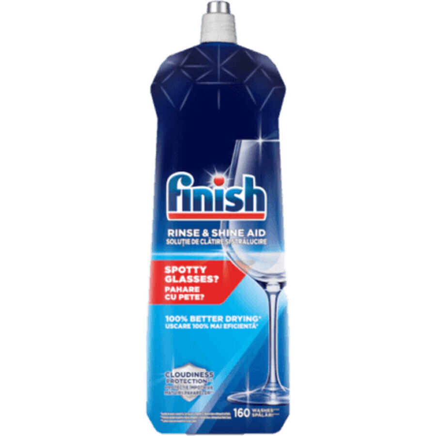 Finish Rinse&Shine Aid Soluzione di risciacquo per lavastoviglie, 800 ml