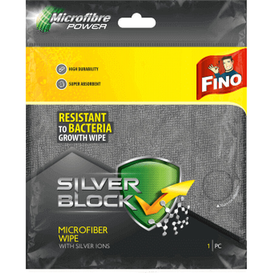 Panno in microfibra Fino Fino silver block, 1 pz