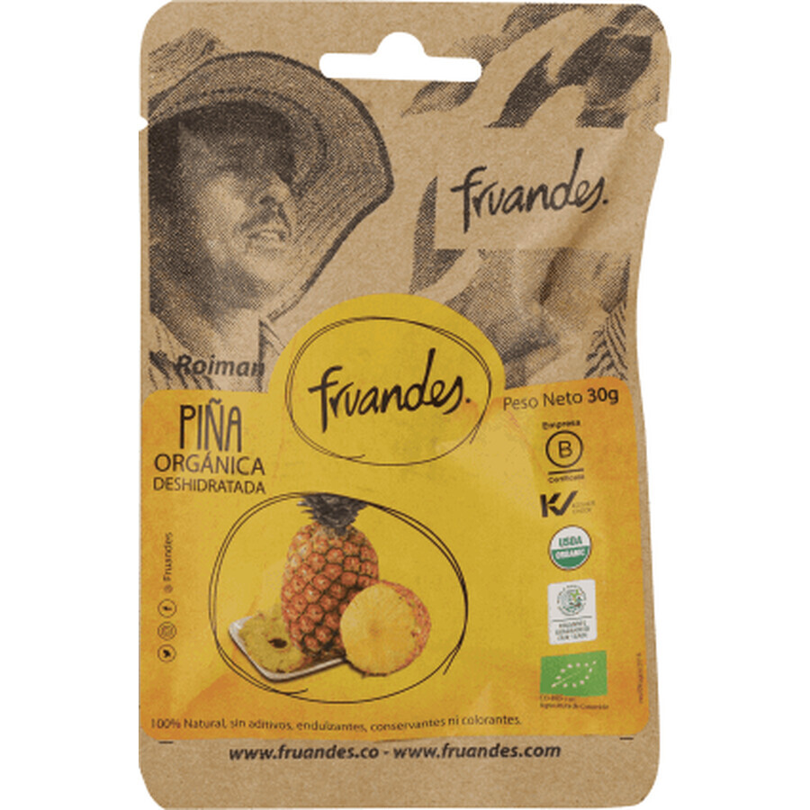 Fruandes Ananas deshidratat, 30 g