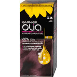 Garnier Olia Ammonia-free permanent hair dye 3.16 purple brown, 1 pc