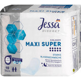 Absorbentes Jessa maxi super, 10 unidades