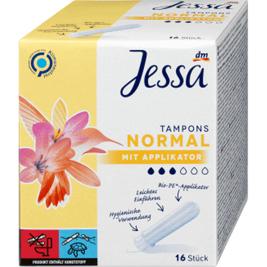 Jessa Cuscinetti normali con applicatore, 16 pz.