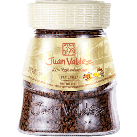 Juan Valdez Freeze-dried instant coffee with vanilla and cinnamon, 95 g