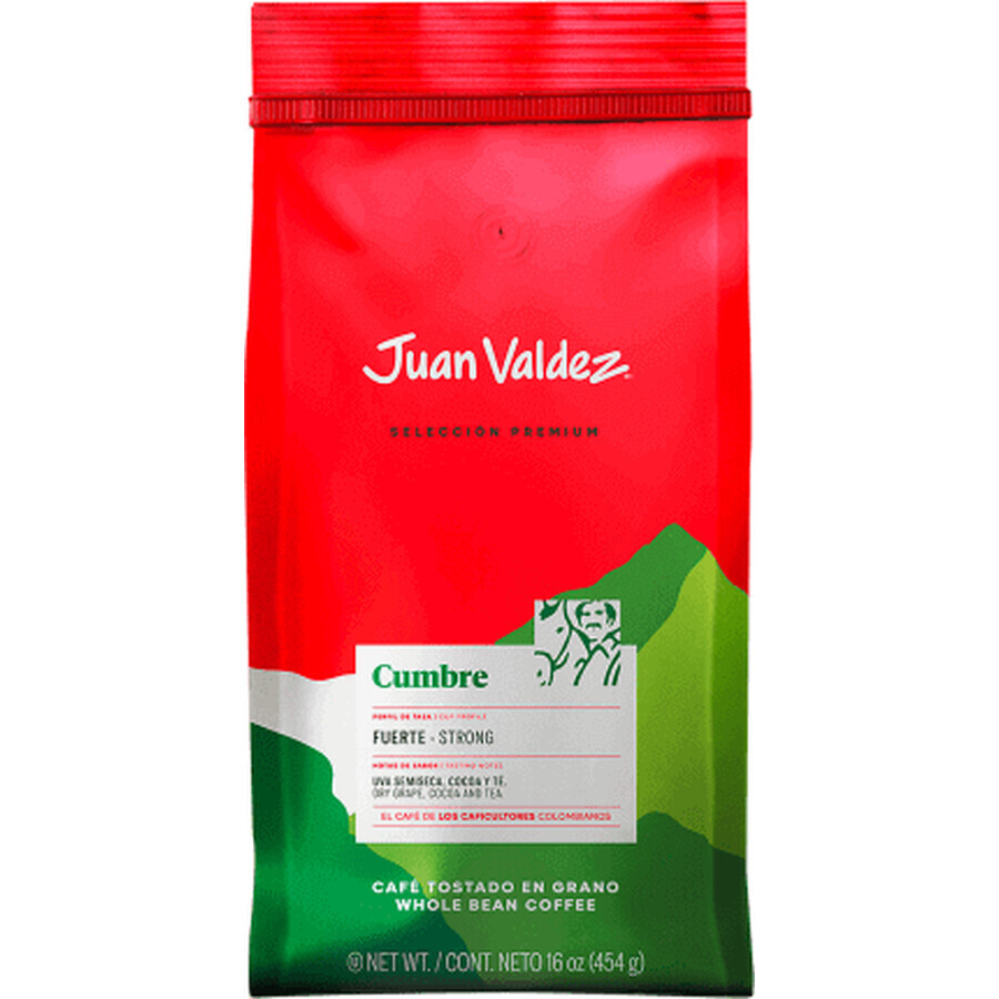 Caffè Juan Valdez Cumbre in grani, 454 g