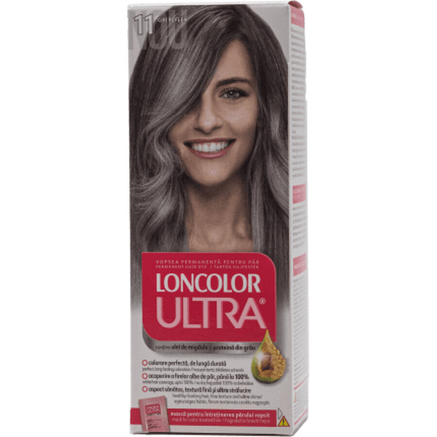 Loncolor ULTRA Pintura permanente 11 gris reflejo, 1 ud.