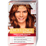 Loreal Paris EXCELLENCE CREME Tintura permanente per capelli con ammoniaca 6.41, 1 pz