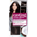 Loreal Paris CASTING CREME GLOSS Tintura per capelli 200 nero ebano, 1 pz