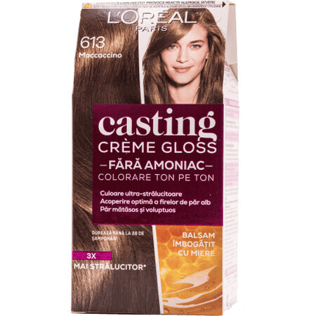 Loreal Paris CASTING CREME GLOSS Tintura per capelli 613 iced mocaccino, 1 pz