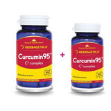 Curcumin95 C3 Complex, 60 + 10 capsules, Herbagetica