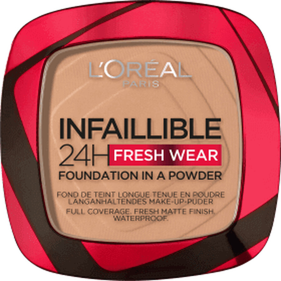 Loreal Paris Infaillible 24H Fresh Wear cipria compatta 220 Sabbia, 9 g