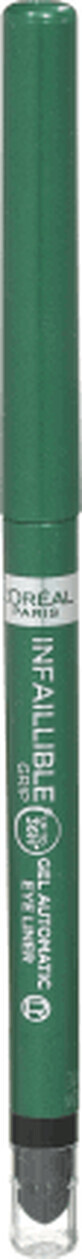 Loreal Paris Infaillible Grip Gel Eyeliner automatico verde smeraldo, 1 pz