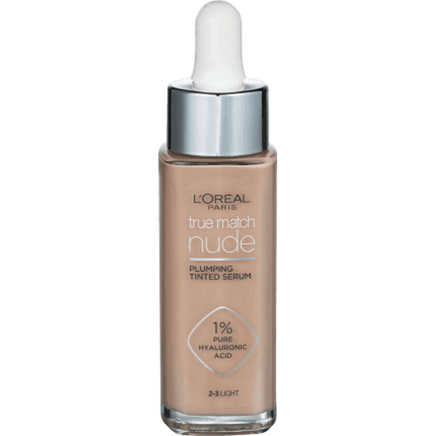 Loreal Paris True Match Nude serum 2-3 Light, 30 ml