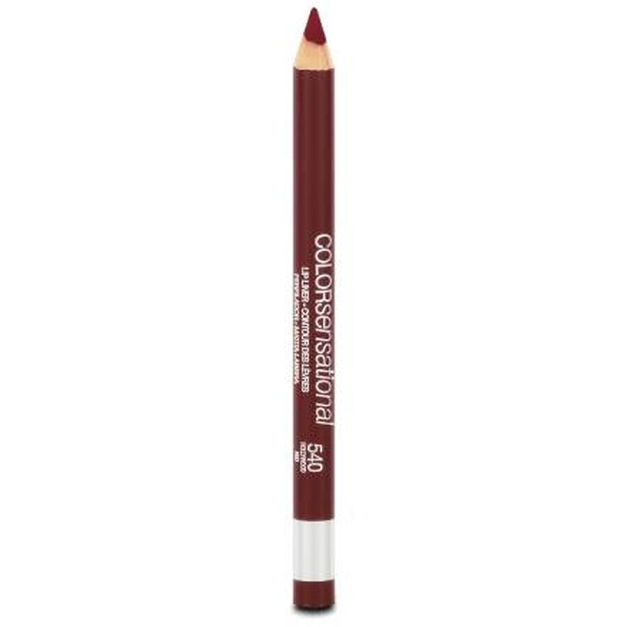 Maybelline New York Color Sensational Lip Pencil 540 Hollywood Red, 1 pz.