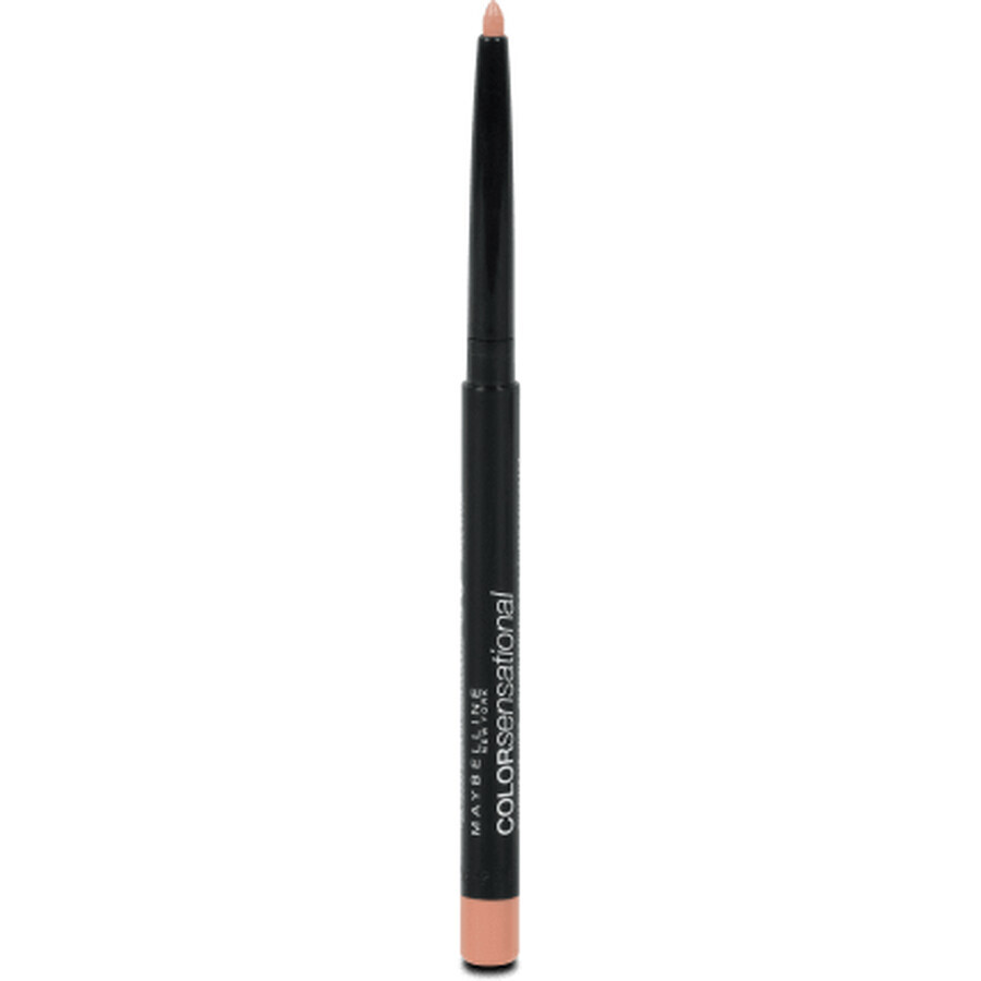 Maybelline New York Color Sensational Shaping Lip Pencil 10 Nude Whisper, 1 pz.