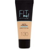 Fondotinta Maybelline New York Fit Me Matte & Poreless 130 Buff Beige, 30 ml