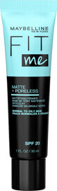 Base trucco Maybelline New York Fit Me Matte+Poreless, 30 ml