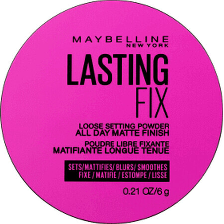 Maybelline New York Lasting Fix Polvos Translúcidos, 6 g