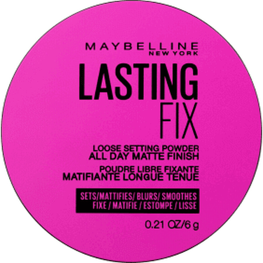 Maybelline New York Lasting Fix Polvos Translúcidos, 6 g