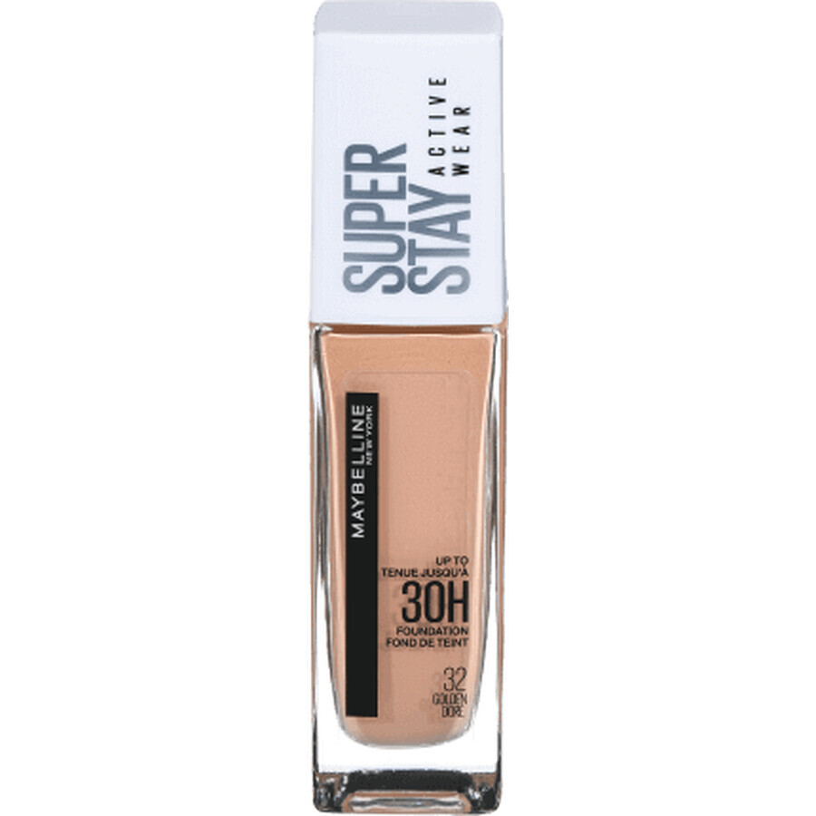 Fondotinta Maybelline New York SuperStay 30H Active Wear 32 Golden, 30 ml