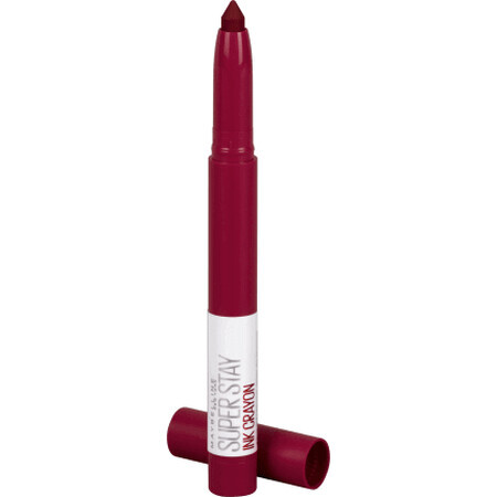 Maybelline New York SuperStay Ink Crayon rossetto 55 Make it Happen, 1 pz