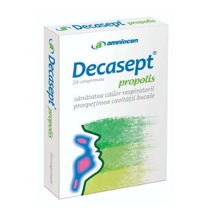 Decasept propolis, 24 tablets, Amniocen