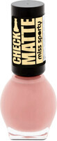 Smalto per unghie opaco Miss Sporty Check 006 Pink Sweater, 7 ml